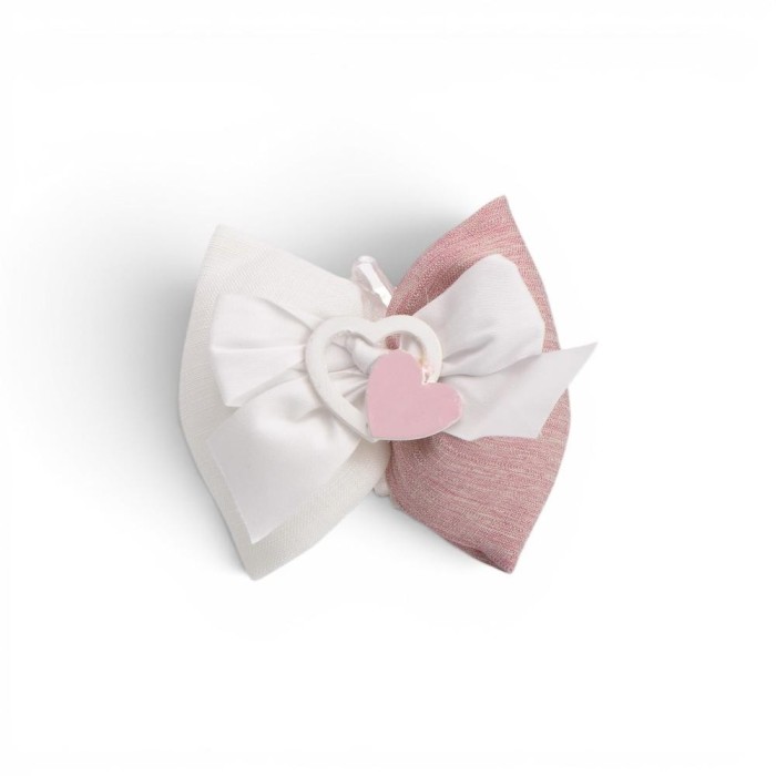 FIOCCO DOPPIO CUORE PINK